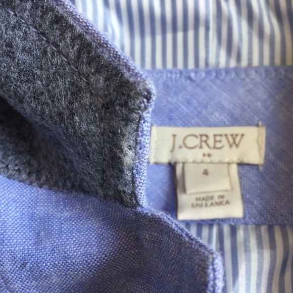 ❤️SOLD❤️J. Crew Schoolboy Blazer Linen Cotton - Picture 7 of 8
